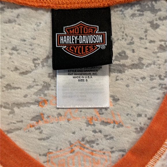 Women’s Harley-Davidson V Neck Tee - Picture 6 of 7